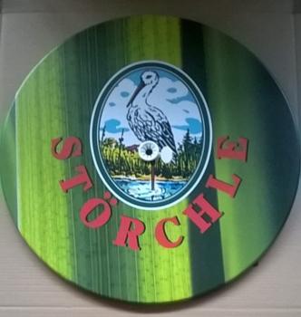 Logotischplatten rund 70 cm